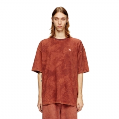 Diesel Men Jersey t-shirt with logo Brown A186430AGBY