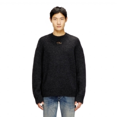 Diesel Men Jumper in wool and alpaca blend Black A208210TKCZ
