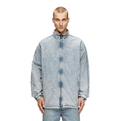 Diesel Men Jacket in recycled nylon taslan Light Blue A184580PLBH