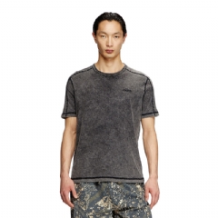 Diesel Men Denim-look jersey T-shirt Black A164070QJAH