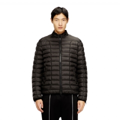 Diesel Men Puffer jacket in light nylon Black A147190BHAZ