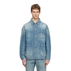 Diesel Men Utility-style denim jacket Medium blue A19260068SK