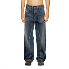 Diesel Men relaxed jeans 2001 d-macro 09j06 Medium blue A1694109J06