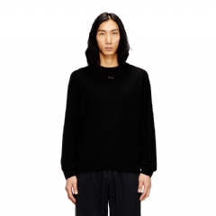 Diesel Men Wool jumper with cut-out logo Black A174420DCCH