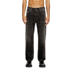 Diesel Men regular jeans 2024 d-macs 09j96 Black/Dark grey A0356409J96