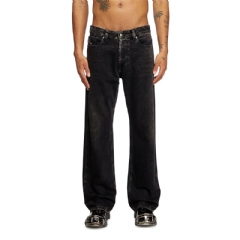 Diesel Men relaxed jeans 1980 d-eeper 09j96 Black/Dark grey A1579509J96