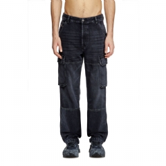 Diesel Men regular jeans d-uty 007z9 Black/Dark grey A16290007Z9