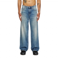 Diesel Men relaxed jeans 2001 d-macro 0dbeb Medium blue A115980DBEB