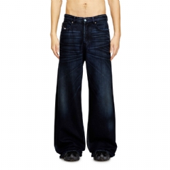 Diesel Men relaxed jeans d-rise 09n21 Dark Blue A0637009N21
