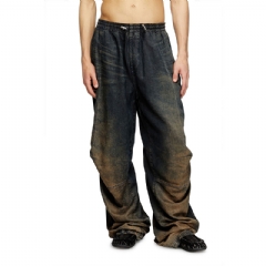 Diesel Men relaxed jeans d-pari 068tf Dark Blue A19049068TF