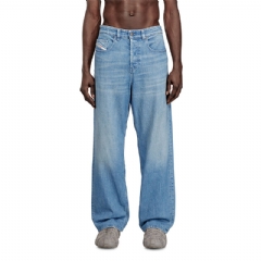 Diesel Men relaxed jeans 2001 d-macro 09q18 Light Blue A2369809Q18