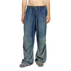 Diesel Men relaxed jeans d-pari 068tc Dark Blue A19049068TC