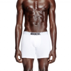 Diesel Men Three-pack stretch cotton boxer briefs Black/White A177870GDAC