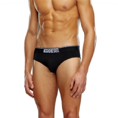 Diesel Men Three-pack of plain logo briefs Black 00SH050GDAC