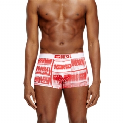 Diesel Men 3-pack boxer briefs in stretch cotton Red/White A193910DLBF