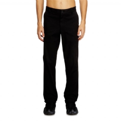 Diesel Men Cotton pants with utility loop Black A204540EPCH