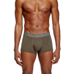 Diesel Men Three-pack plain boxer briefs Green/Black A178380CEBY