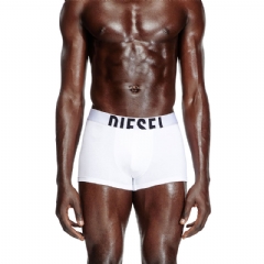 Diesel Men Three-pack boxer briefs in stretch cotton Black/White A175800HJBW