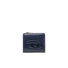 Diesel Men Zipped leather card holder Blue X10398PR818