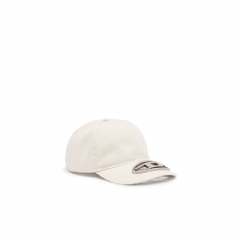 Diesel Men Baseball cap with metal Oval D plaque White A127090PFAA
