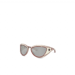 Diesel Men Cat-eye style sunglasses White/Grey LX300700LEN