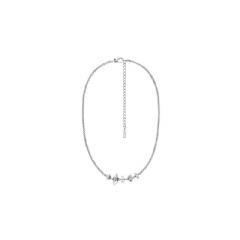 Diesel Men Stainless steel charm necklace Silver DX162300DJW