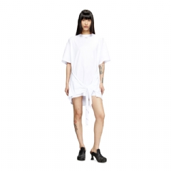 Diesel Women T-shirt dress with tie front White A192320NIAX