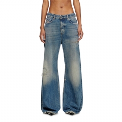 Diesel Women relaxed jeans 1996 d-sire 09m28 Medium blue A0692509M28