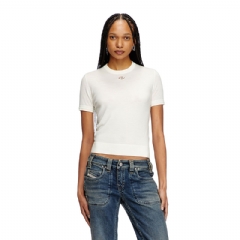 Diesel Women Short-sleeve jumper in wool White A175010DCCH