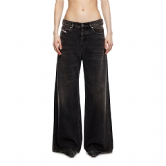 Diesel Women relaxed jeans 1996 d-sire 09j96 Black/Dark grey A0692509J96