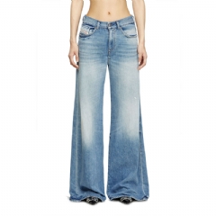 Diesel Women flare jeans 1978 d-akemi 09m07 Light Blue A0362409M07