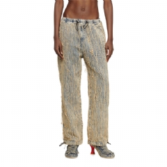 Diesel Women relaxed jeans d-martial 0cmbz Medium blue A192770CMBZ