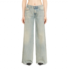 Diesel Women flare jeans 1978 d-akemi 09n33 Light Blue A0362409N33