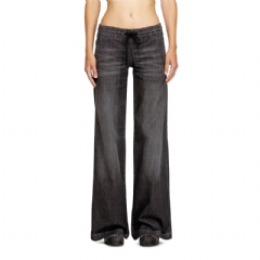 Diesel Women relaxed 2078 d-ainty joggjeans® 09m66 Black/Dark grey A1658609M66