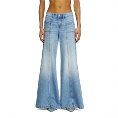 Diesel Women flare jeans d-akii 0clba Light Blue A128080CLBA