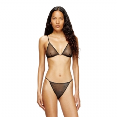 Diesel Women Triangle nylon bra Black A177380HGBG
