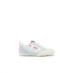 Diesel Women S-Pagodha-Sneakers in leather, suede and ripstop Light Blue Y03687P8404