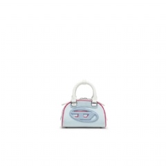 Diesel Women 1DR Dome-Colour-block mini bowling bag Light Blue X10369PR886