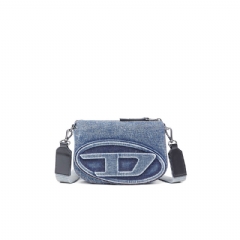 Diesel Women 1DR Camera Bag-Camera bag in solarised denim Blue X10223P6717