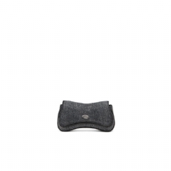 Diesel Women Play-Clutch in crystal denim Black X10202P6804