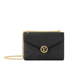 Louis Vuitton Women Wallet On Chain Rosy Black M13569