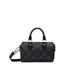 Louis Vuitton Women Nano Speedy Monogram Eclipse M26573