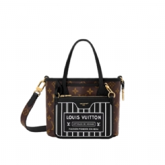 Louis Vuitton Women Neverfull Bandoulière Inside Out BB Black/Monogram M12099