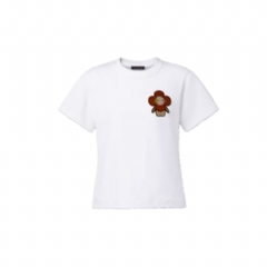Louis Vuitton Women Vivienne Patch T-Shirt 1AJHFY