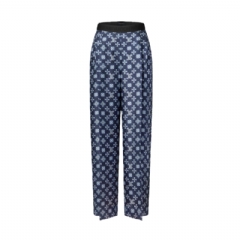Louis Vuitton Women Nouveau Monogram Tailored Wide-Leg Pants 1AJGYB