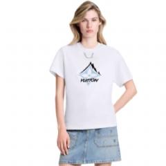Louis Vuitton Women Mountain Signature T-Shirt 1AIPZZ