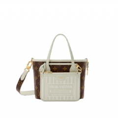 Louis Vuitton Women Neverfull Bandoulière Inside Out BB Monogram Celadon M28236