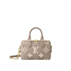 Louis Vuitton Women Speedy Bandoulière 20 Bicolor Monogram Empreinte Leather M46575