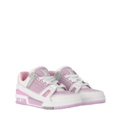 Louis Vuitton Women LV Trainer Sneaker Pink 1AHWSF