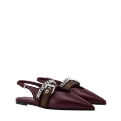 Louis Vuitton Women LV Vibe Slingback Flat Ballerina 1AICNX